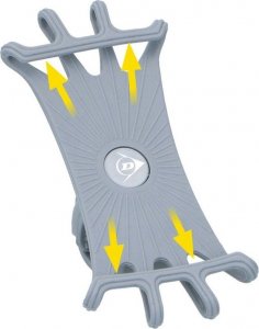 Dunlop uchwyt na telefon silikonowy Dunlop obracany 360 stopni szary 5