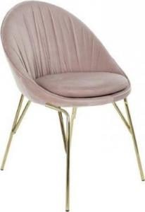 DKD Home Decor Krzesło do Jadalni DKD Home Decor Różowy Złoty Metal Poliester (60 x 60 x 85 cm) 1