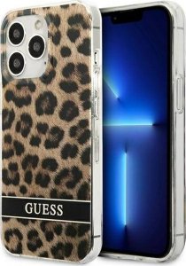 Guess Etui Guess GUHCP13LHSLEOW Apple iPhone 13 Pro brązowy/brown hardcase Leopard 1
