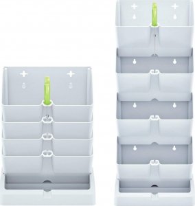 Prosperplast Kwietnik ogród wertykalny stojący biały 2