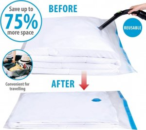 Alpina Worek torba próżniowa do przechowywania ubrań, pościeli 90x110cm ALPINA 4