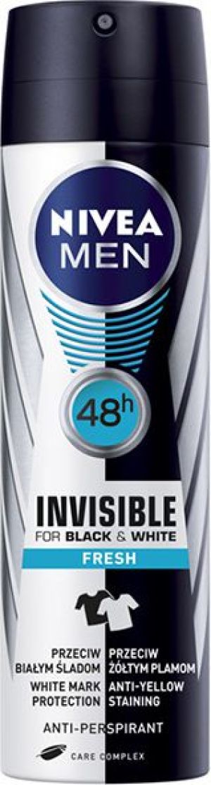 Nivea Dezodorant INVISIBLE FRESH spray męski 150ml 1