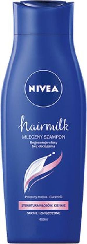 Nivea Hair Milk Szampon mleczny do włosów cienkich, suchych i zniszczonych 400ml 1