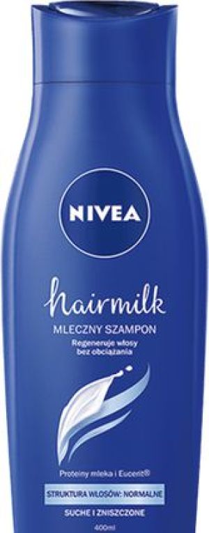 Nivea Hair Milk Szampon mleczny do włosów normalnych, suchych i zniszczonych 400ml 1