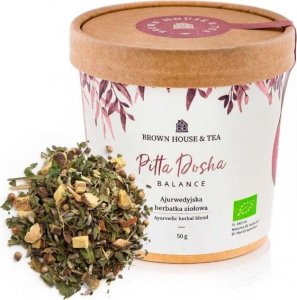 Brown House & Tea Pitta Dosha Balance- herbatka ziołowa z serii Balance Me Ayurveda, 40 g 1