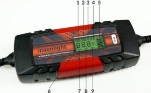 Pozostali Ładowarka / prostownik cyfrowy Moonlight v4.2 6V/12V 1.2-120Ah 5