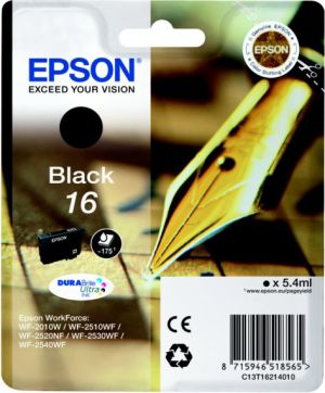 Tusz Epson Tusz C13T16214022, T162140 (black) 1