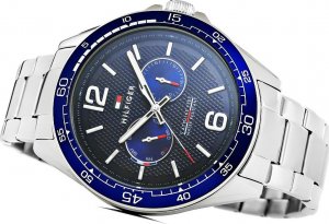 Zegarek Tommy Hilfiger Zegarek Męski Tommy Hilfiger 1791366 Srebrna bransoleta 4
