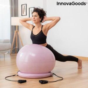 InnovaGoods Piłka do jogi z pierścieniem stabilizującym i opaskami oporowymi Ashtanball InnovaGoods 1