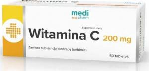 WELLMEDICA Medi Pharm  Witamina C 200 mg  50 tabl. 1