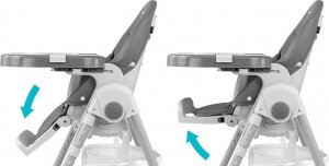 Milly Mally Krzesełko do karmienia Bueno Grey 9