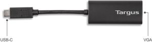 Adapter USB Targus USB-C D-Sub (VGA), Czarny (ACA934EUZ-50) 4
