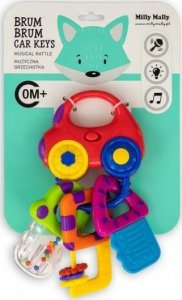 Milly Mally Muzyczna grzechotka Kluczyki - Brum Brum rattle car - 0696-1 1