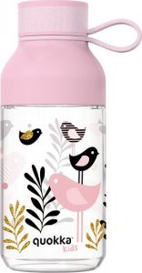 Quokka Quokka Ice Kids with strap - Butelka na wodę z tritanu 430 ml z paskiem (Birds) 1