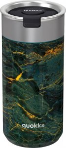 Quokka Boost Coffee Tumbler - Kubek termiczny ze stali nierdzewnej z zaparzaczem 400 ml (Greenstone) 2