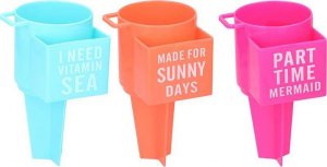 Cuisine Elegance Cuisine Elegance - plażowy uchwyt stojak na napoje HIT ! (niebieski) 2