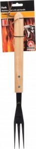 BBQ BBQ - widelec niezbędny do grillowania długi z drewnianą rączką 41 cm 1