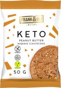 Frank&Oli Keto miękkie ciasteczko peanut butter 50g 1