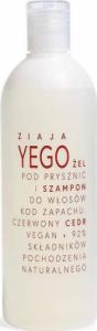 Ziaja Yego żel pod prysznic i szampon do włosów Czerwony Cedr 400ml 1
