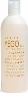 Ziaja Yego żel pod prysznic i szampon do włosów Górski Pieprz 400ml 1