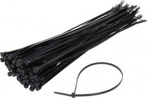 Organizer MPC Industries Taśmy kablowe czarne 2,5x100mm - 100 szt. 1