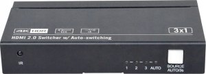 VivoLink HDMI switcher 3x1 4K@60Hz 1