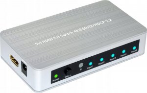 MicroConnect HDMI 2.0 Switch 5 to 1 way 1