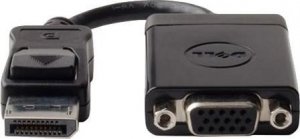 Adapter AV Dell DisplayPort - D-Sub (VGA) czarny (Display Port to VGA Adapter) 1
