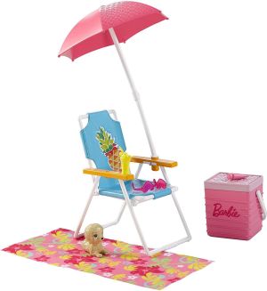 Mattel Barbie Akcesoria wypoczynkowe Zestaw plażowy (227316) 5