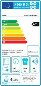 Suszarka do ubrań Candy Candy Dryer Machine ROE H10A2TCEX-S Energy efficiency class A++, Front loading, 10 kg, LED, Depth 58.5 cm, White 2