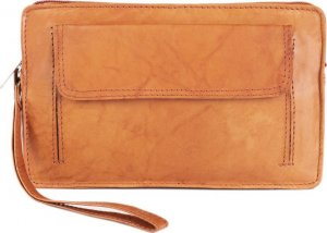 Skórzana saszetka męska z paskiem na nadgarstek 2