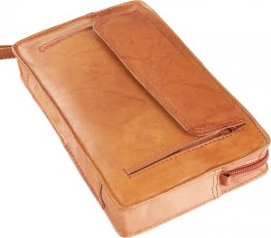 Skórzana saszetka męska z paskiem na nadgarstek 3