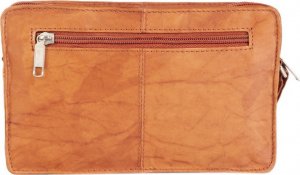 Skórzana saszetka męska z paskiem na nadgarstek 7