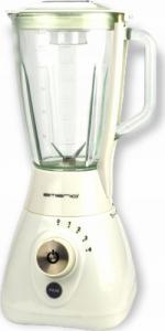 Blender kielichowy Emerio Blender Kielichowy Stojący szklany poj. 1,5L Emerio 800w 2w1 + Młynek Biały 1