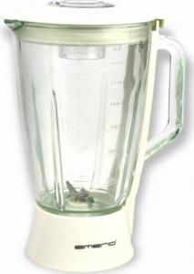 Blender kielichowy Emerio Blender Kielichowy Stojący szklany poj. 1,5L Emerio 800w 2w1 + Młynek Biały 2