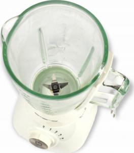 Blender kielichowy Emerio Blender Kielichowy Stojący szklany poj. 1,5L Emerio 800w 2w1 + Młynek Biały 5