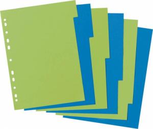 Herlitz Przekładki segregatora A4 kartonowe 6szt HERLITZ 4