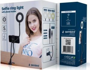 Lampa pierścieniowa Gembird DO SELFIE Z UCHWYTEM NA TELEFON 6