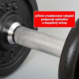 Maxxiva MAXXIVA Jednoręczna sztanga żeliwna, 30 kg 2