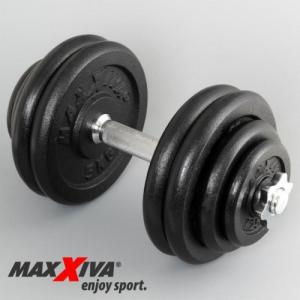 Maxxiva MAXXIVA Jednoręczna sztanga żeliwna, 30 kg 3