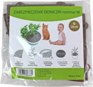 Stamal Osłona zabezpieczenie doniczki regulowana 10-28cm 6