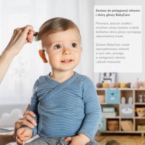 Reer Szczotka grzebień dla niemowląt koziego włosa REER 12