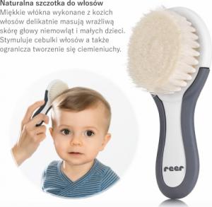 Reer Szczotka grzebień dla niemowląt koziego włosa REER 3