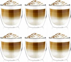 Florina Szklanki termiczne do kawy latte 250 ml zestaw 6 sztuk 1