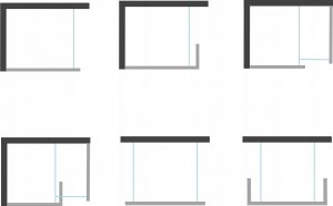 Mexen Mexen Kioto ścianka prysznicowa 60 x 200 cm, transparent 8 mm, różowe złoto - 800-060-101-60-00 5