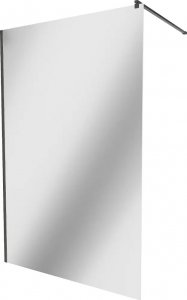 Mexen Mexen Kioto ścianka prysznicowa 80 x 200 cm, lustro 8 mm, czarny - 800-080-101-70-50 6