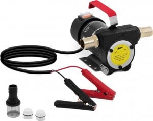 MSW Pompa elektryczna do spuszczania paliwa oleju napędowego samozasysająca IP55 12 V 155 W 40 l/min 1