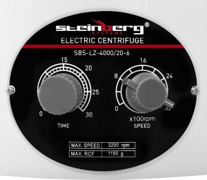 Steinberg Profesjonalna wirówka laboratoryjna do osocza do 6 próbówek 20ml 110W SBS-LZ-4000/20-6 4