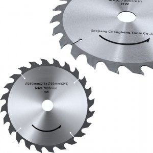 MSW Tarcza do piły tarczowej do cięcia drewna 24 zęby śr. 250/30mm 1
