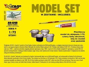 Mirage AH-64D Apache Longbow model set [Amerykański Śmigłowiec Szturmowy (872091) 5